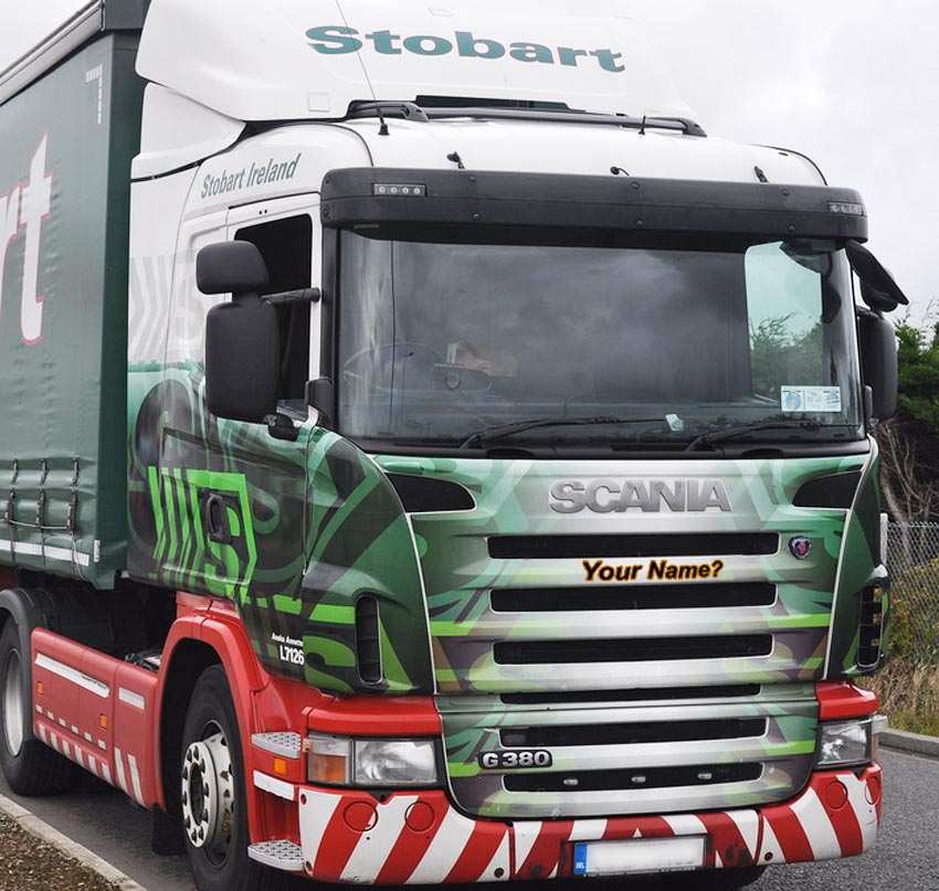 stobart truck peter mooney